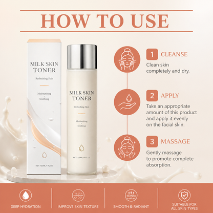 Rice Milk Skin Toner with Niacinamide for Smooth, Radiant Skin