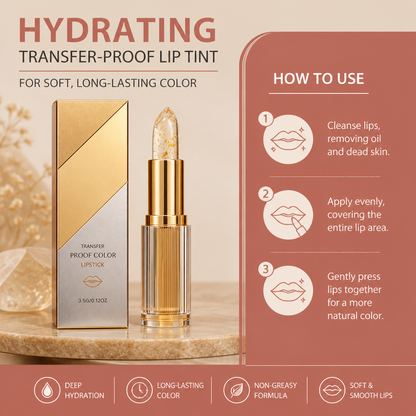 Hydrating Transfer-Proof Lip Tint for Soft, Long-Lasting Color