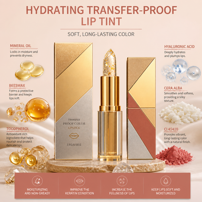 Hydrating Transfer-Proof Lip Tint for Soft, Long-Lasting Color