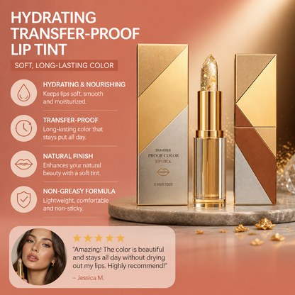 Hydrating Transfer-Proof Lip Tint for Soft, Long-Lasting Color
