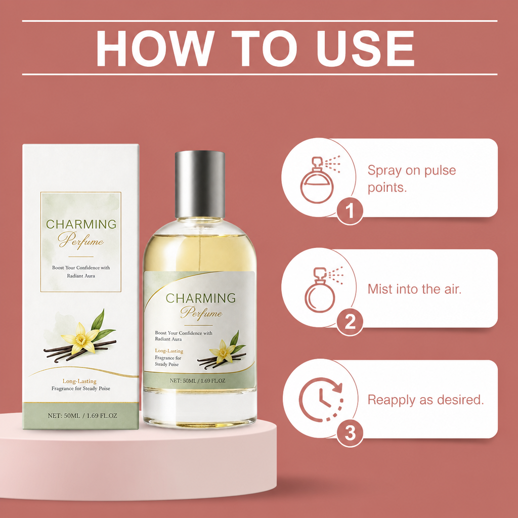 Charming Vanilla Amber Perfume – Elegant Long-Lasting Fragrance