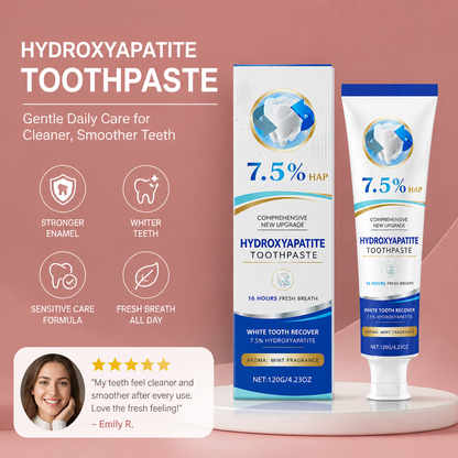 Hydroxyapatite Toothpaste – Gentle Daily Care For Cleaner, Smoother Teeth