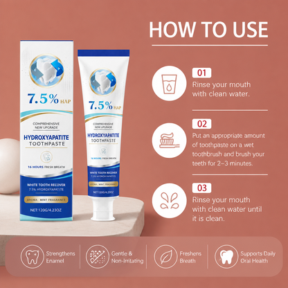Hydroxyapatite Toothpaste – Gentle Daily Care For Cleaner, Smoother Teeth