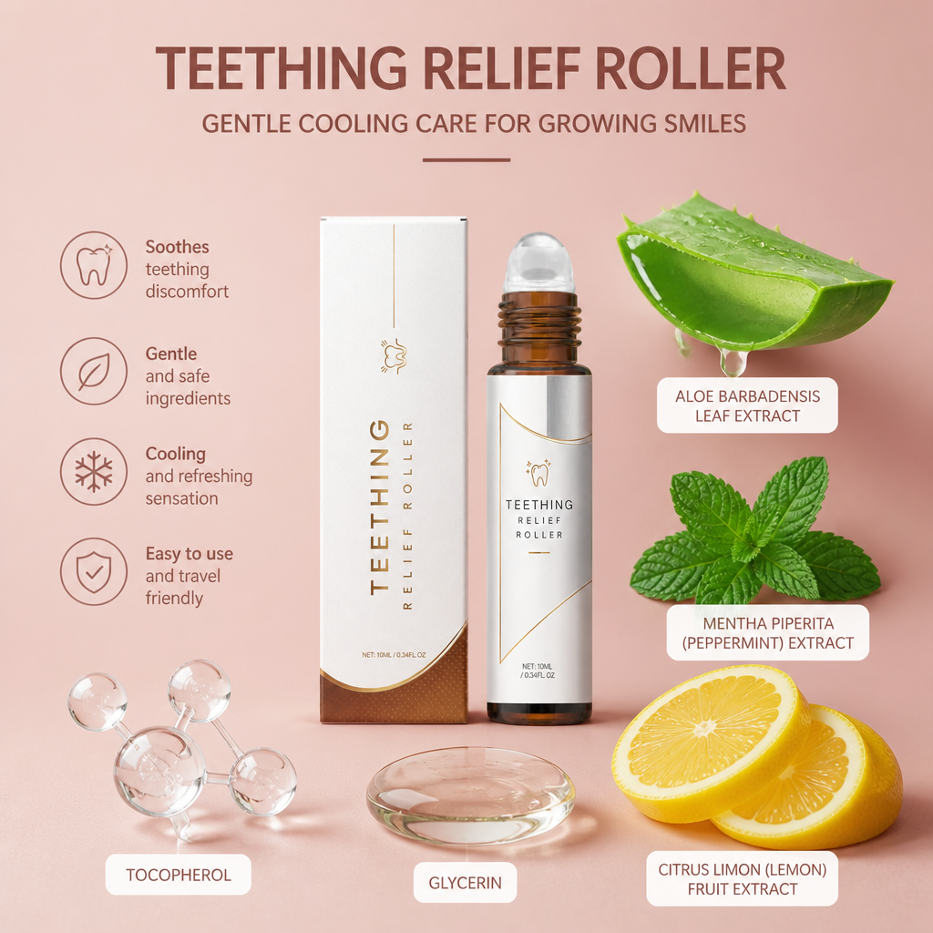 Teething Relief Roller – Gentle Cooling Care For Growing Smiles