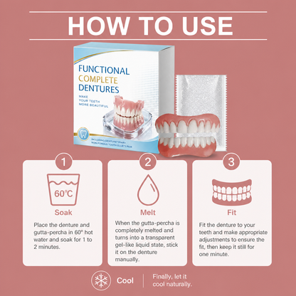 Custom Fit Denture Kit – Comfortable Smile Adjustment Solution