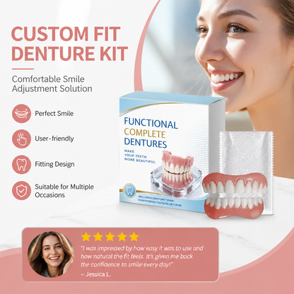 Custom Fit Denture Kit – Comfortable Smile Adjustment Solution