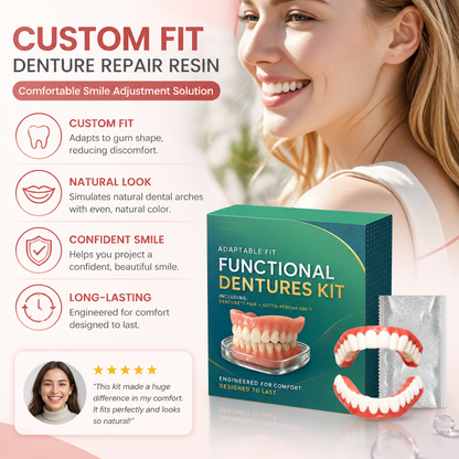 Custom Fit Denture Repair Resin – Comfortable Smile Adjustment Solution