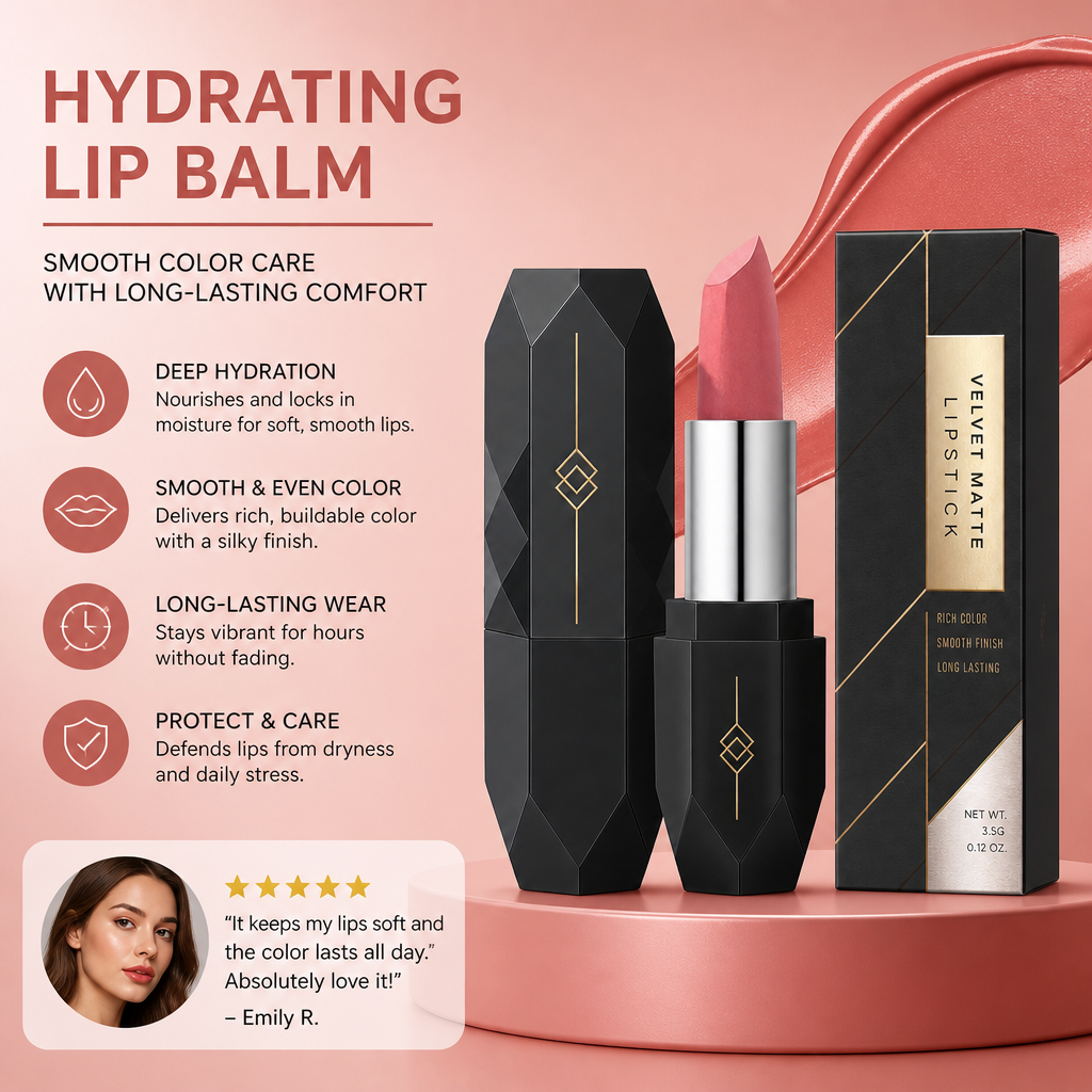Hydrating Lip Balm – Smooth Color Care With Long-Lasting Comfort