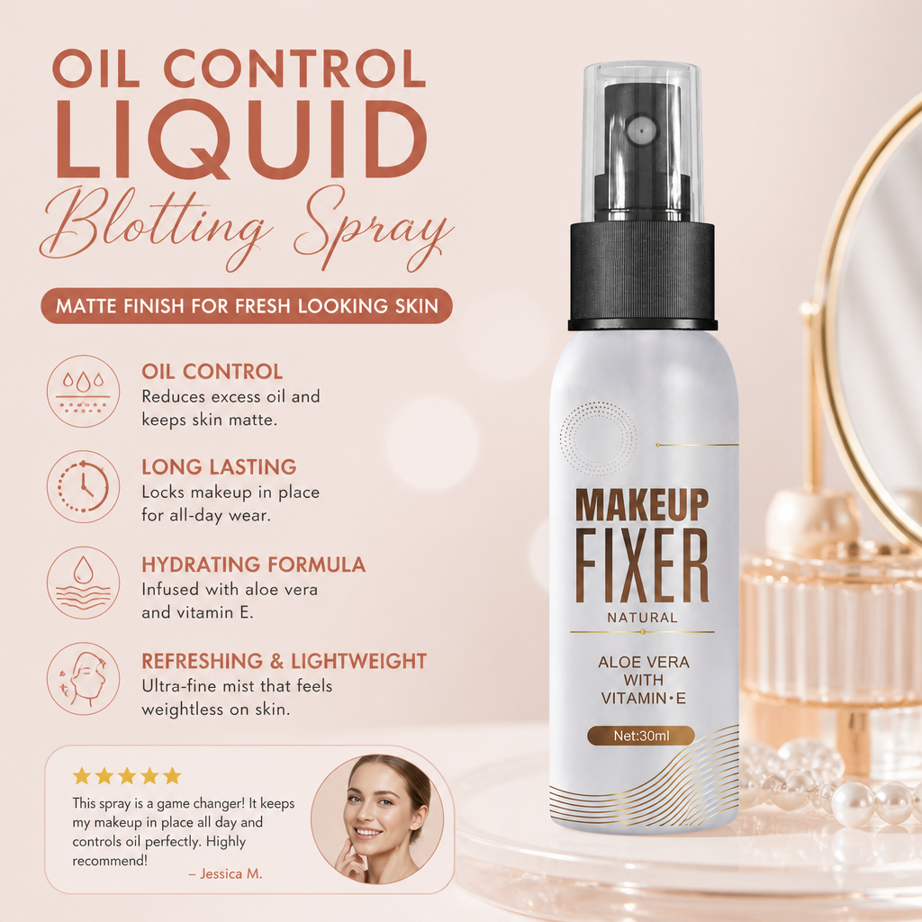 Makeup Setting Spray – Long-Lasting Matte Finish For Fresh Makeup