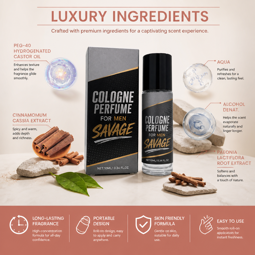 Portable Roll-On Fragrance – Long-Lasting Scent For Everyday Use