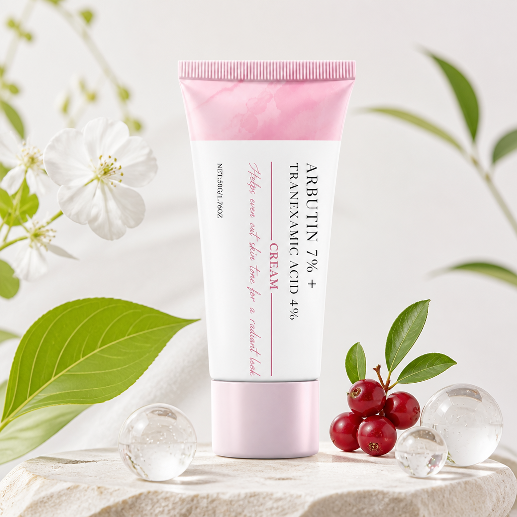 Arbutin & Tranexamic Acid Brightening Cream for Even-Looking Skin