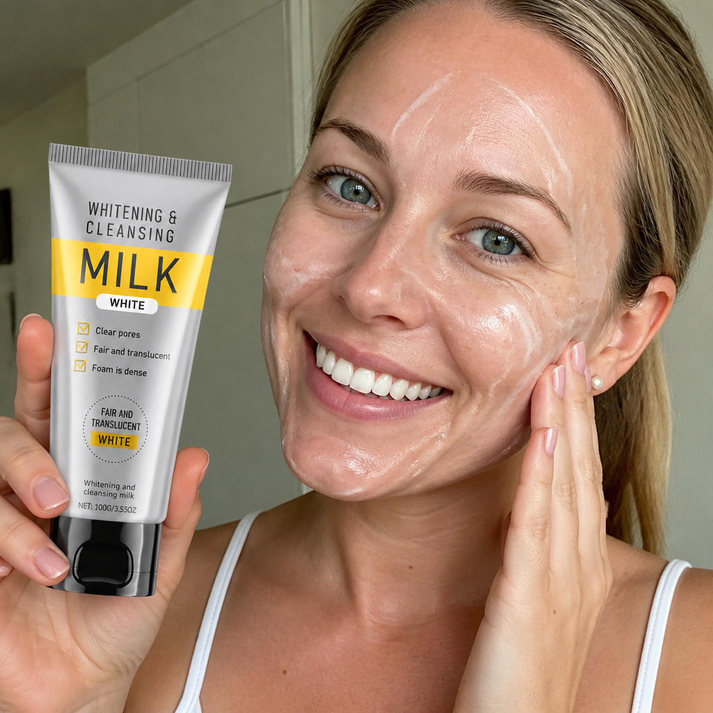 Hydrating Brightening Cleansing Milk with Niacinamide & Hyaluronic Acid