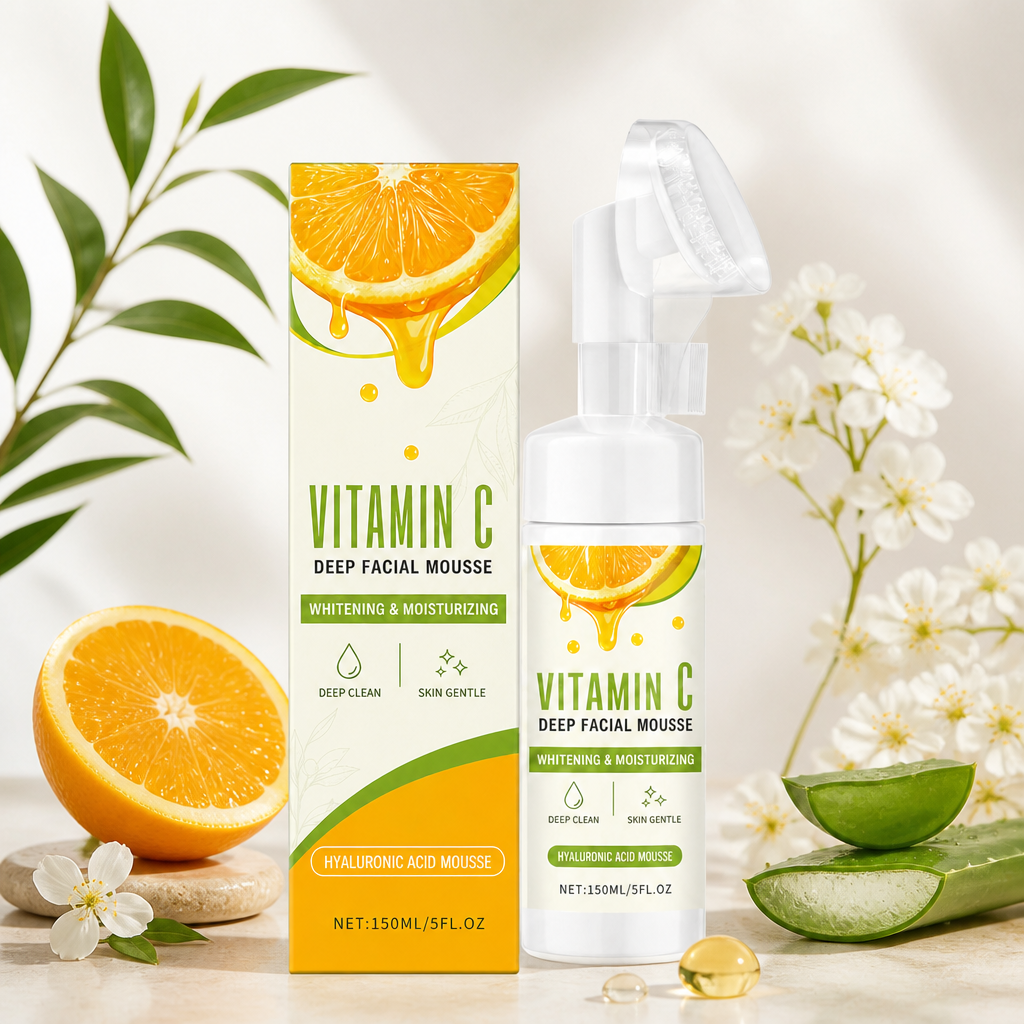 Vitamin C Foaming Facial Cleanser for Bright, Hydrated Skin