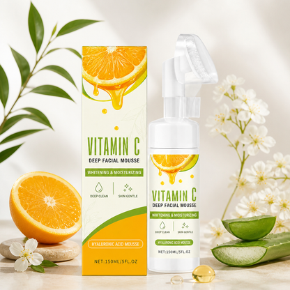Vitamin C Foaming Facial Cleanser for Bright, Hydrated Skin