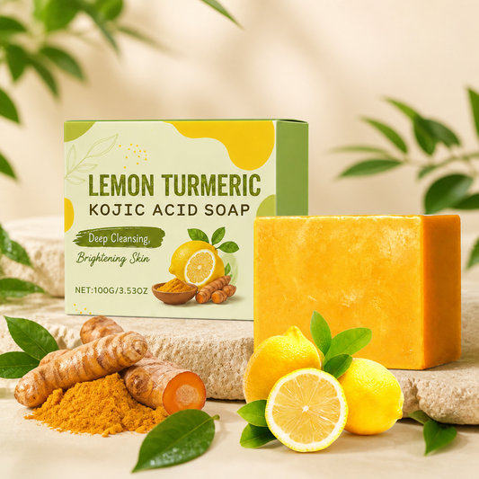 Lemon Turmeric Kojic Cleansing Bar for Brighter, Smoother Skin