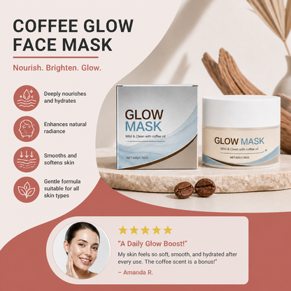 Coffee Glow Face Mask – Nourishing Formula for Soft, Radiant Skin