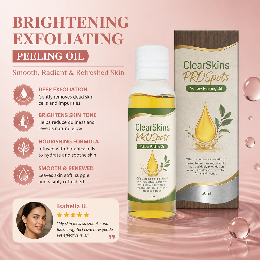 Brightening Exfoliating Peeling Oil – Smooth, Radiant & Refreshed Skin