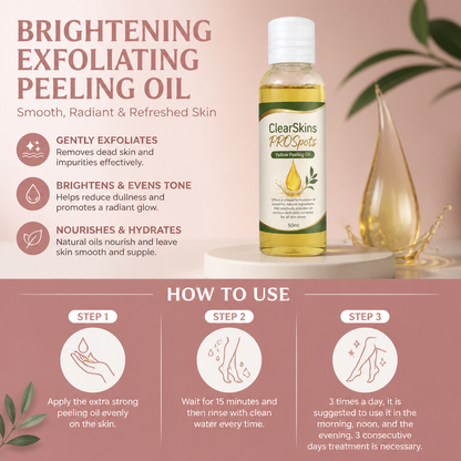 Brightening Exfoliating Peeling Oil – Smooth, Radiant & Refreshed Skin