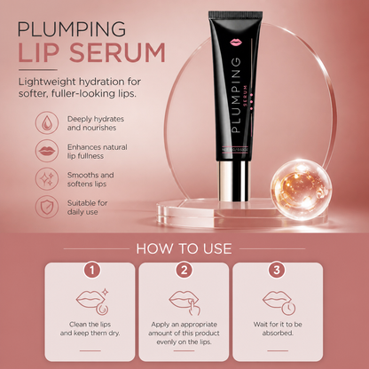 Plumping Lip Serum – Lightweight Hydration for Softer, Fuller-Looking Lips