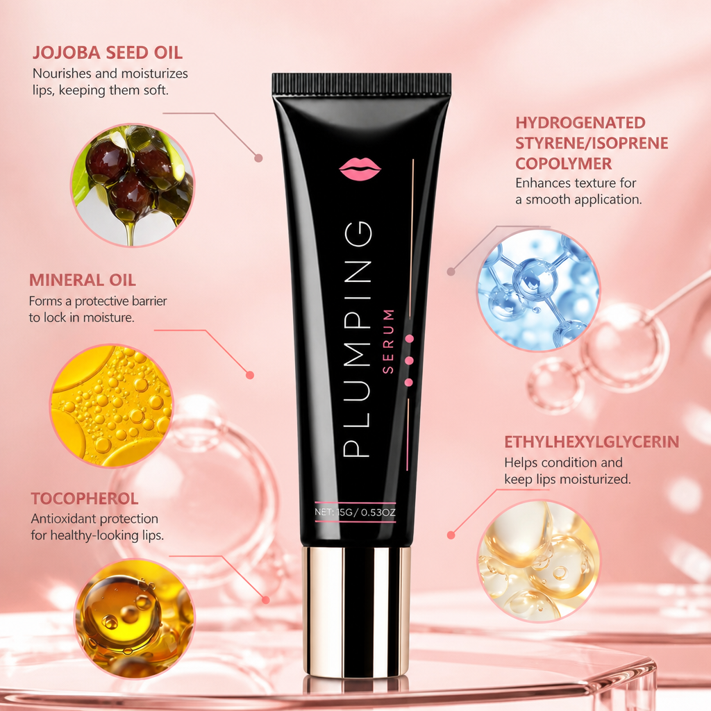 Plumping Lip Serum – Lightweight Hydration for Softer, Fuller-Looking Lips