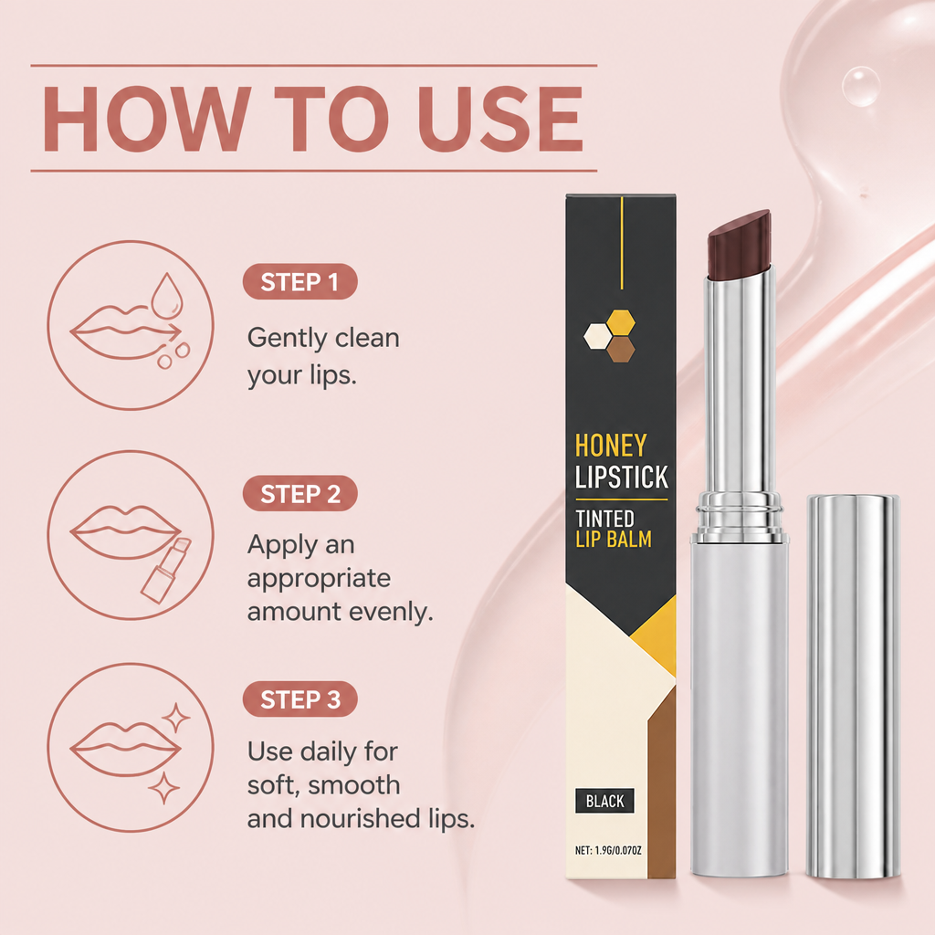 Honey Lip Balm – Deep Nourishing Care for Soft, Smooth Lips