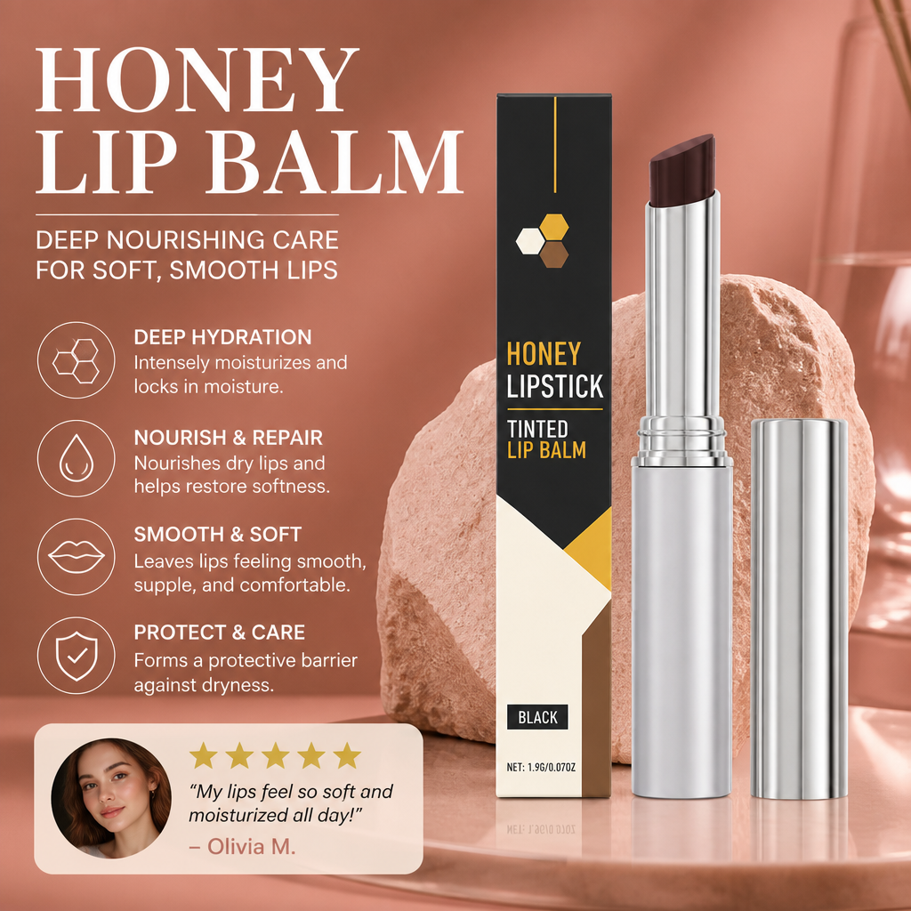 Honey Lip Balm – Deep Nourishing Care for Soft, Smooth Lips