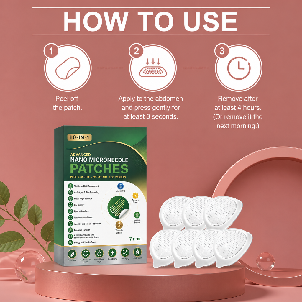 Herbal Microneedle Body Patches – Comfortable Daily Wear for Wellness