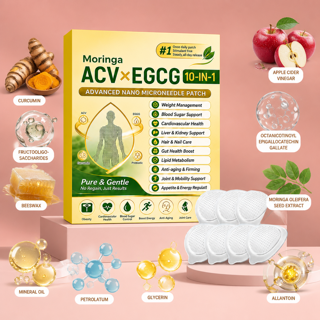 Botanical Microneedle Body Patches for Everyday Skin Care