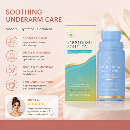 Soothing Underarm Care Roller for Smooth Hydrated Skin