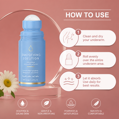 Soothing Underarm Care Roller for Smooth Hydrated Skin