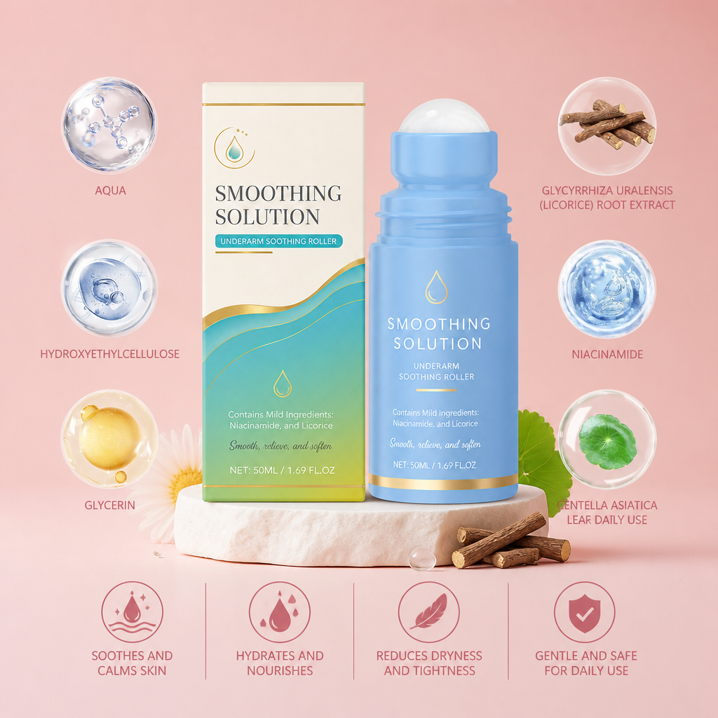 Soothing Underarm Care Roller for Smooth Hydrated Skin