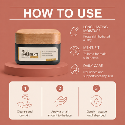 Men’s Hydrating Tallow Face Balm – Nourishing Daily Skin Care