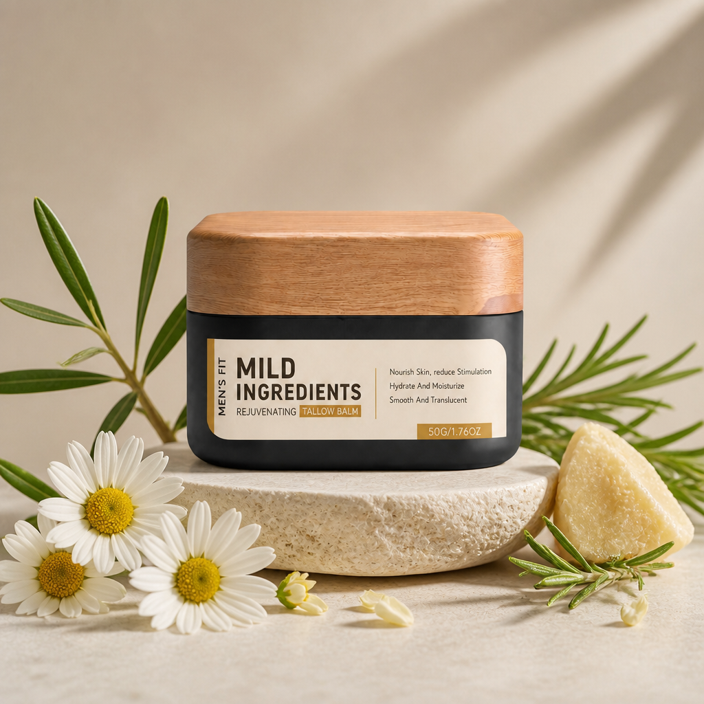 Men’s Hydrating Tallow Face Balm – Nourishing Daily Skin Care