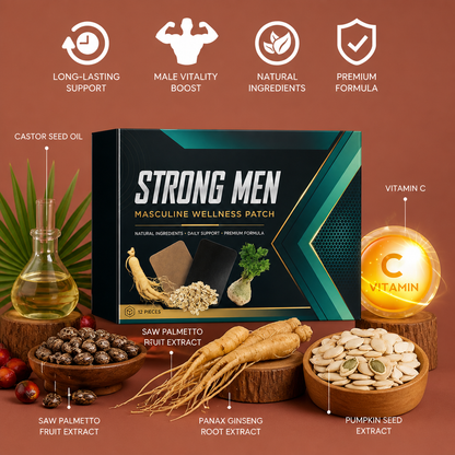 Men's Wellness Patch – Botanical Support For Daily Vitality