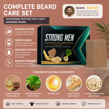 Men's Wellness Patch – Botanical Support For Daily Vitality