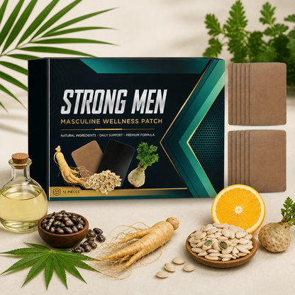 Men's Wellness Patch – Botanical Support For Daily Vitality