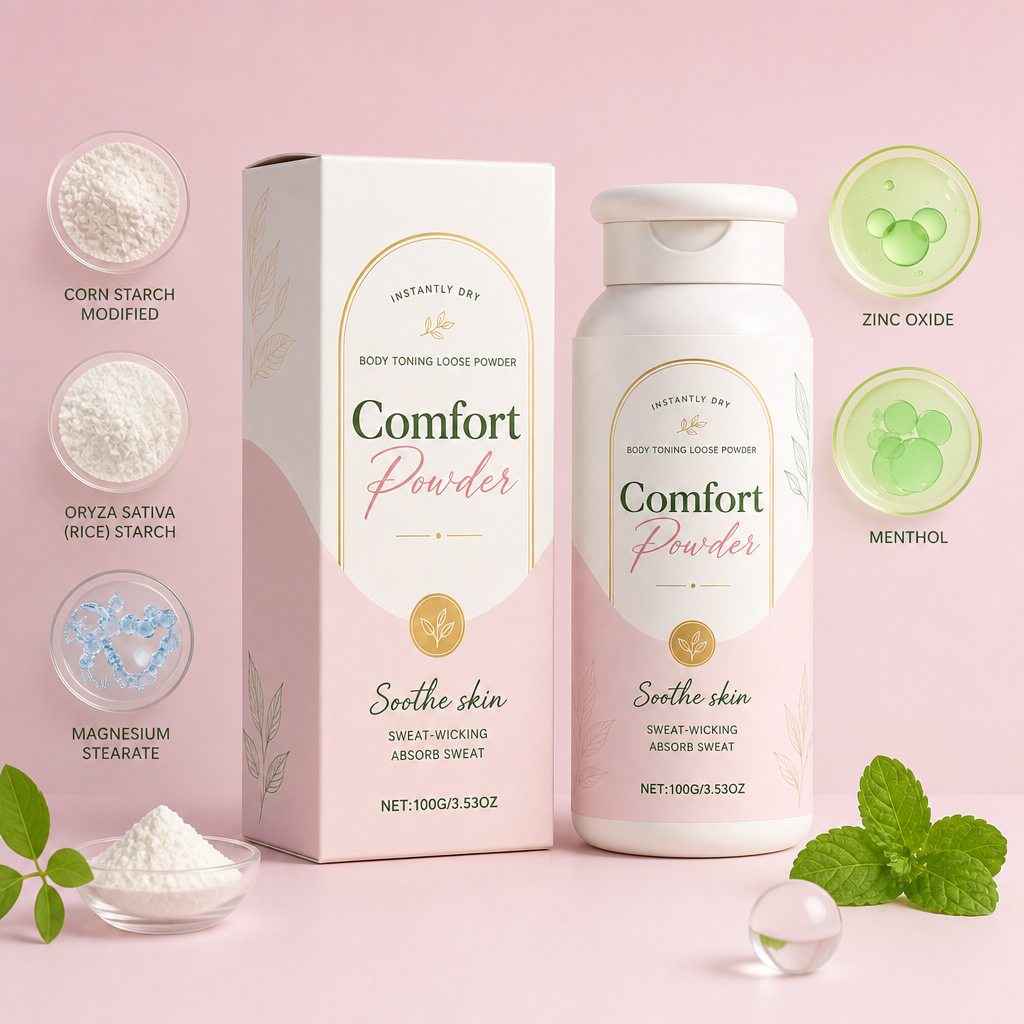 Cooling Body Powder – Fresh Dry Feel For Comfortable Skin