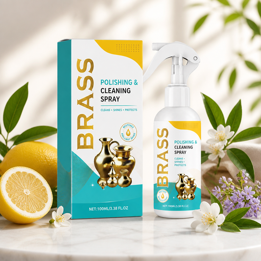 Brass & Metal Polishing Spray – Restores Shine With Deep Cleaning Care