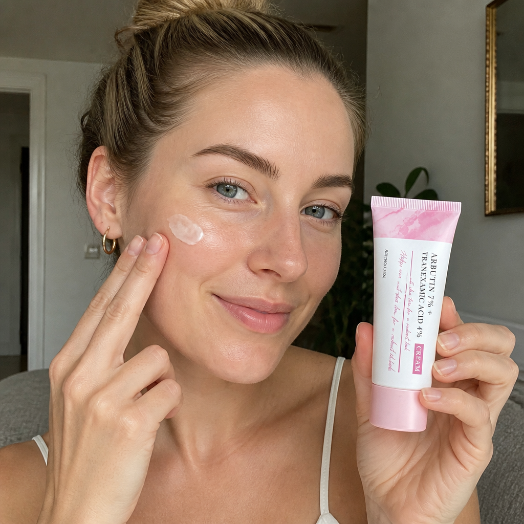 Arbutin & Tranexamic Acid Brightening Cream for Even-Looking Skin