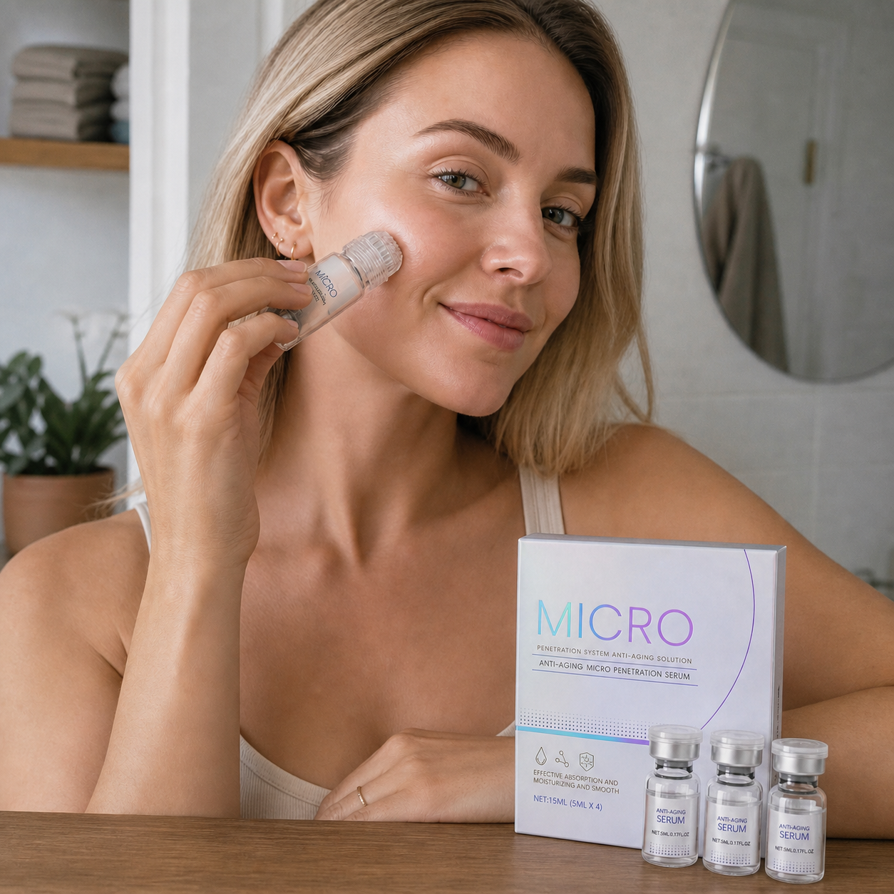 Micro Needling Serum Kit – Hydrates & Smooths for Radiant-Looking Skin