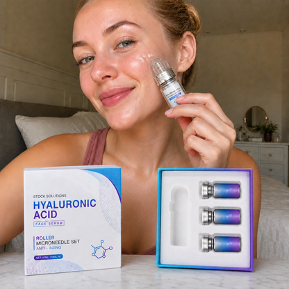 Hyaluronic Acid Roller Serum Kit – Hydrating Formula for Smooth, Radiant Skin