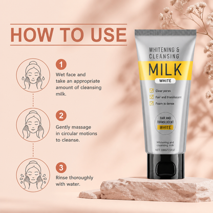 Hydrating Brightening Cleansing Milk with Niacinamide & Hyaluronic Acid