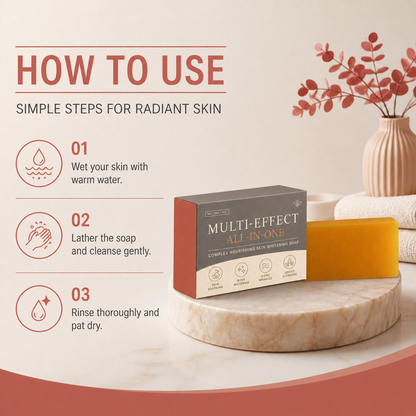Kojic Brightening Soap Bar for Smooth, Even-Looking Skin