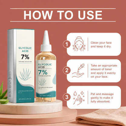Hydrating Glycolic Acid Facial Toner for Smooth, Refreshed Skin