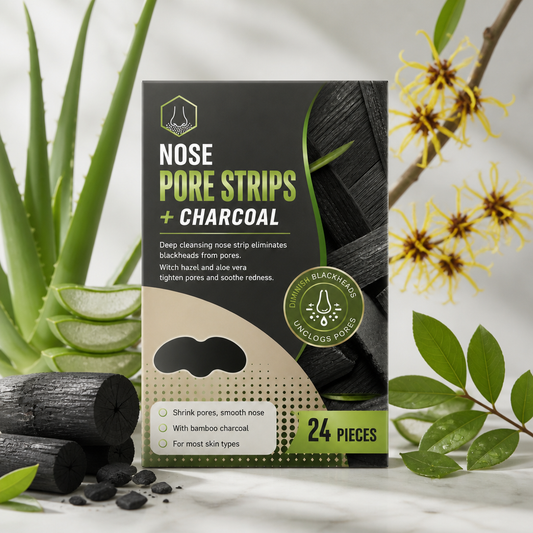 Charcoal Nose Pore Strips for Clear, Smooth-Looking Skin