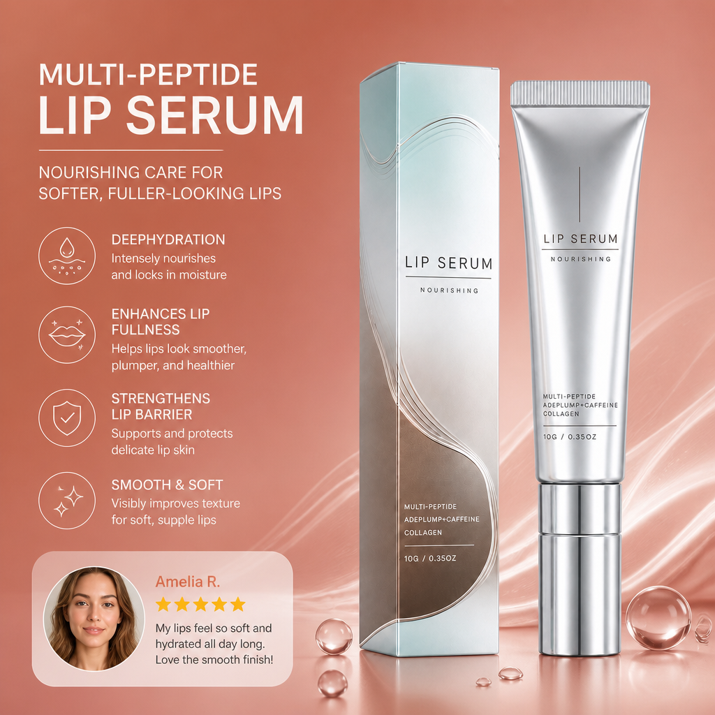 Multi-Peptide Lip Serum – Nourishing Care for Softer, Fuller-Looking Lips