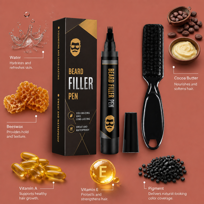 Precision Beard Filler Pen – Natural-Looking Coverage For Fuller Beard Styles