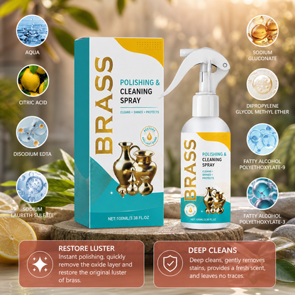 Brass & Metal Polishing Spray – Restores Shine With Deep Cleaning Care