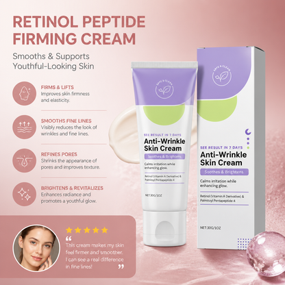 Retinol Peptide Firming Cream – Smooths & Supports Youthful-Looking Skin