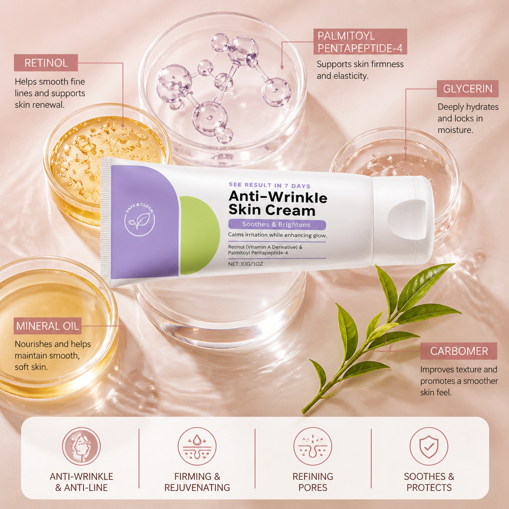 Retinol Peptide Firming Cream – Smooths & Supports Youthful-Looking Skin